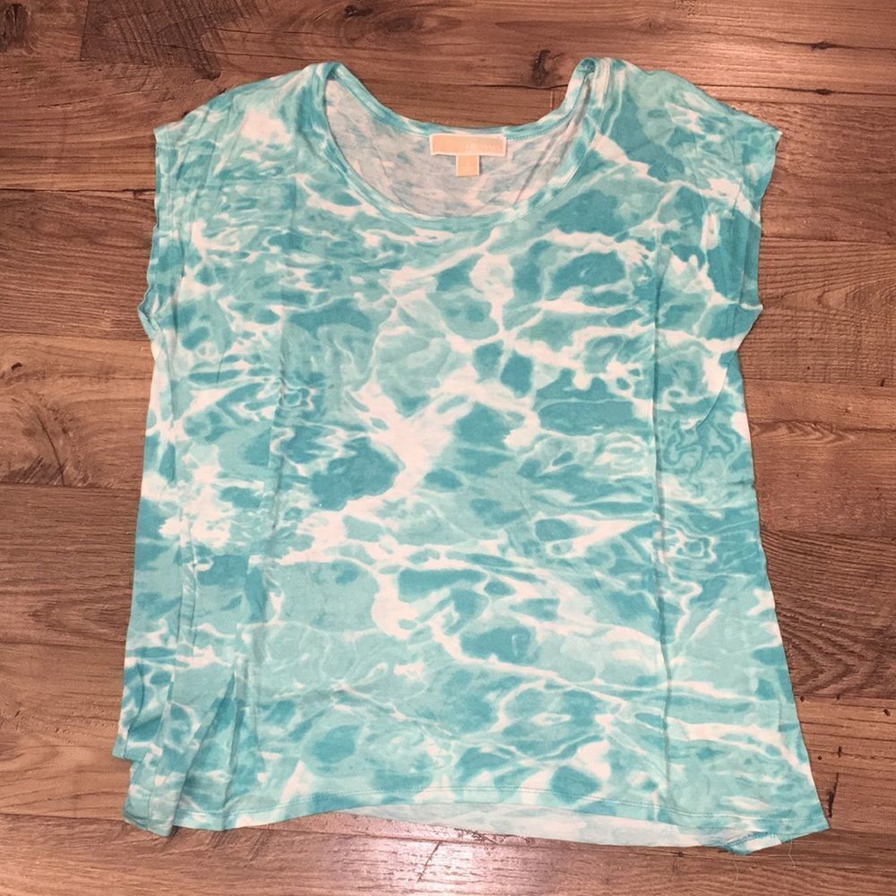 Michael Kors tie dye style Sleeveless front top